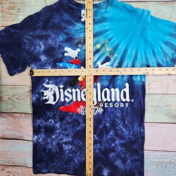 Disneyland Resort 2017 Tie-Dye T-Shirt With Sorcerer Mickey, Women's Small - Picture 6 of 8
